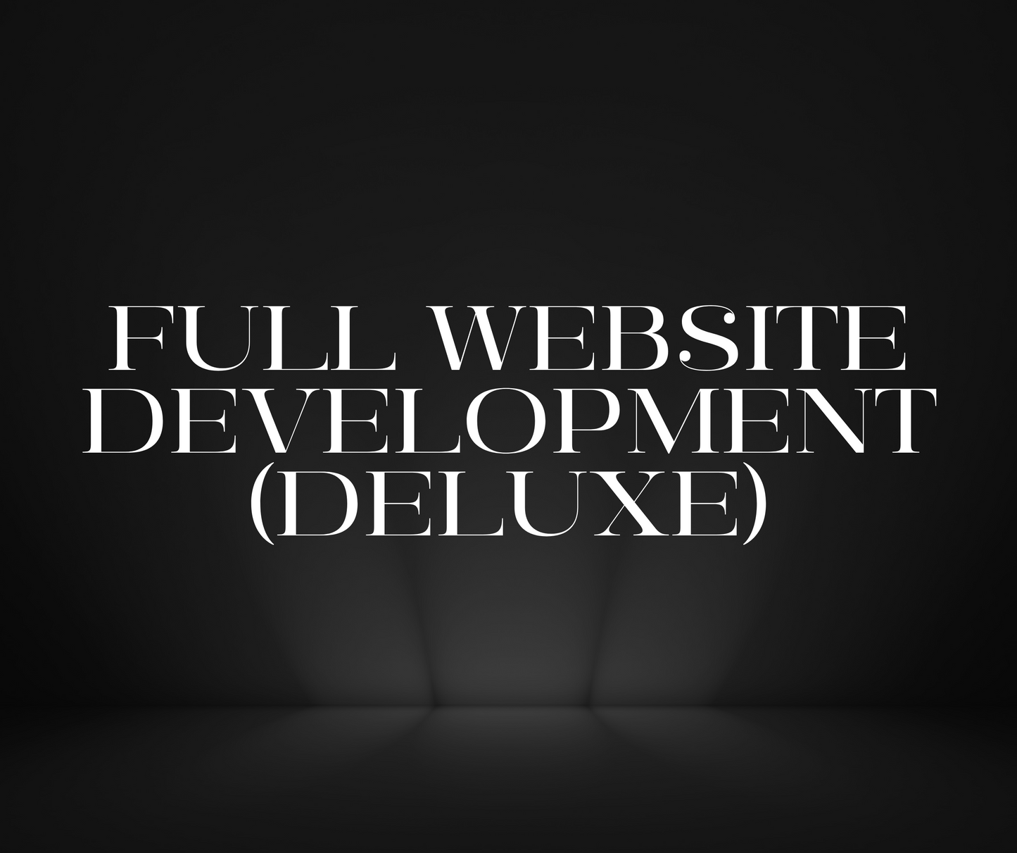 Full Website Development DELUXE