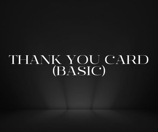 Thank You Card BASIC