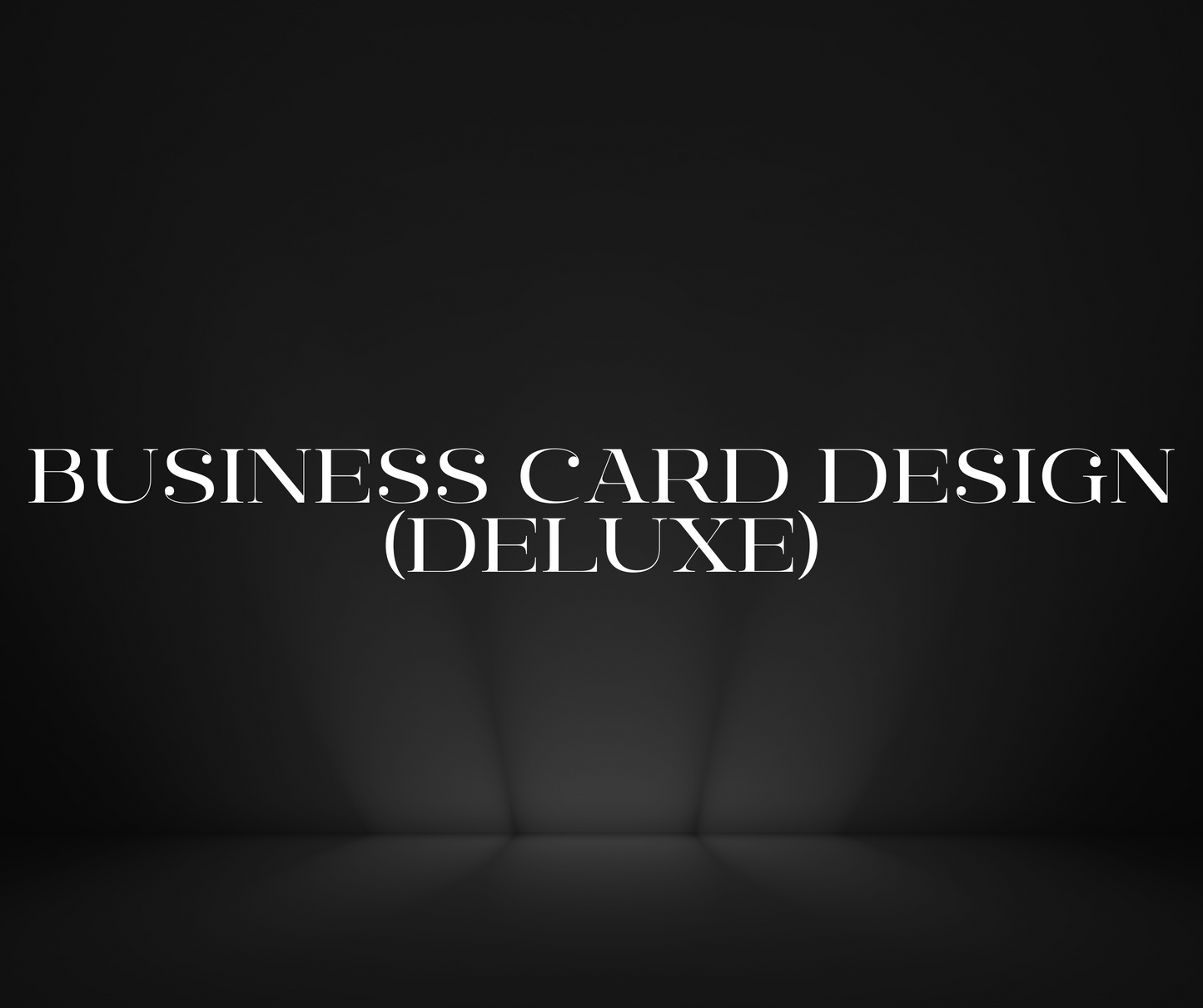 Business Card Design DELUXE